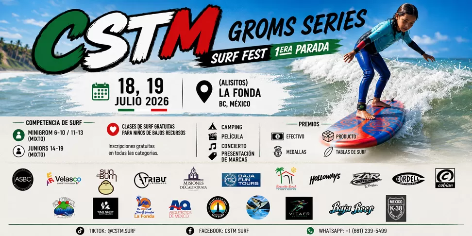 CSTM Surf Fest, Rosarito 2026