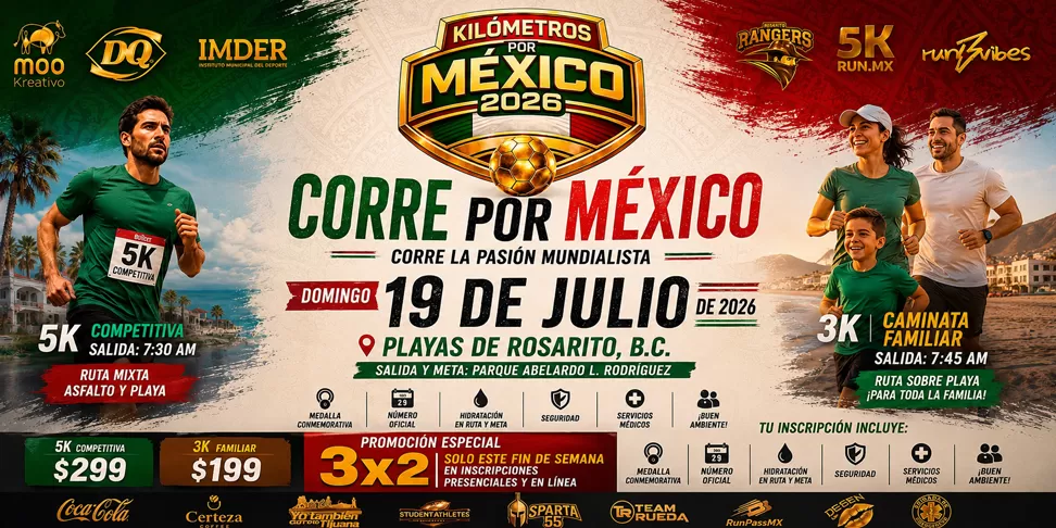 Correo Por México, Rosarito 2026