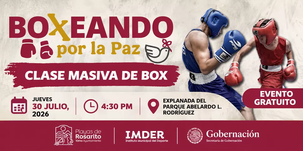 Boxeando Por La Paz, Rosarito 2026
